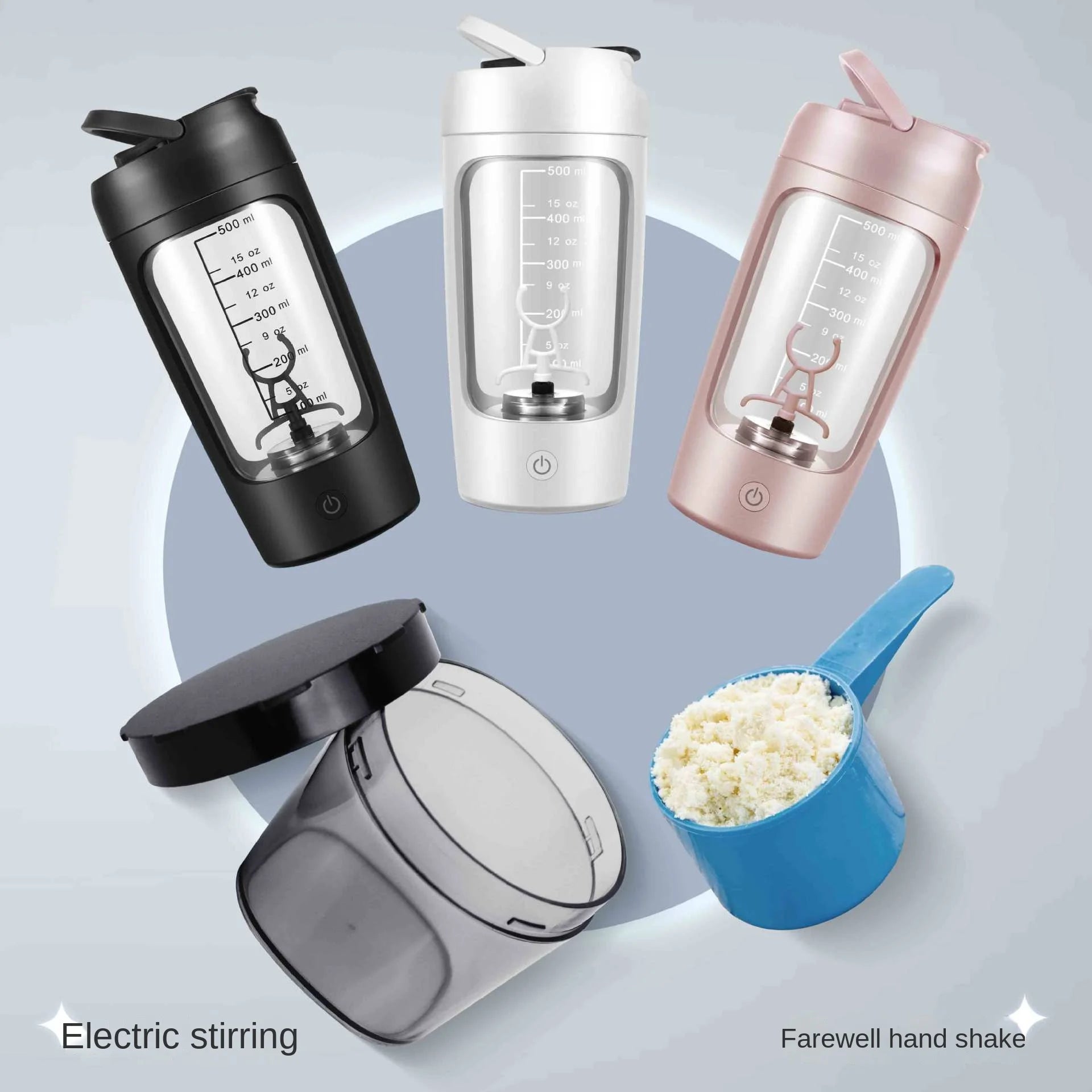 USB Electric Protein Shaker Bottle