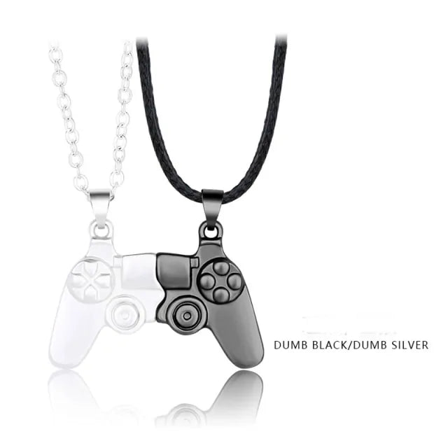 Magnetic Game  Controller Couple Necklace