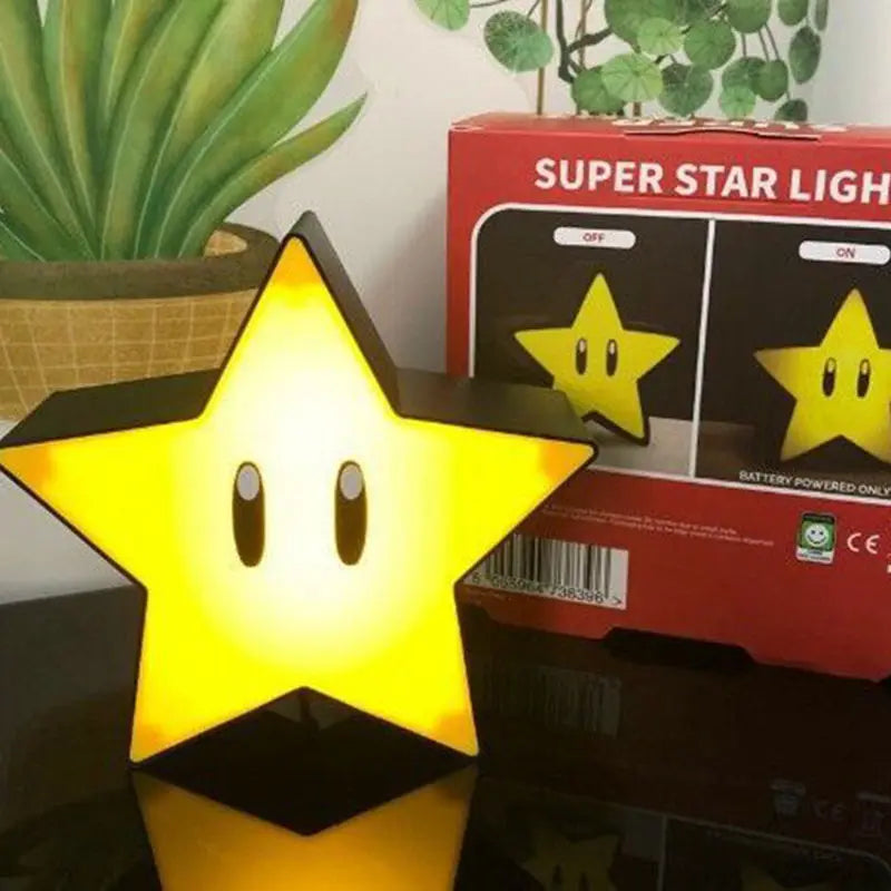 Super Mario Star Night Light