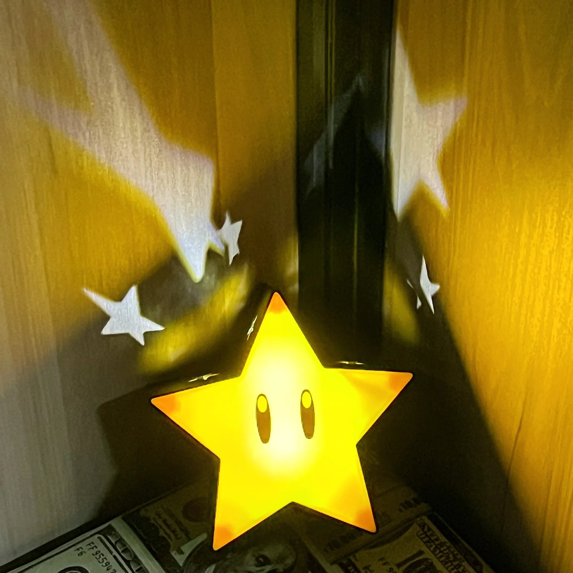 Super Mario Star Night Light