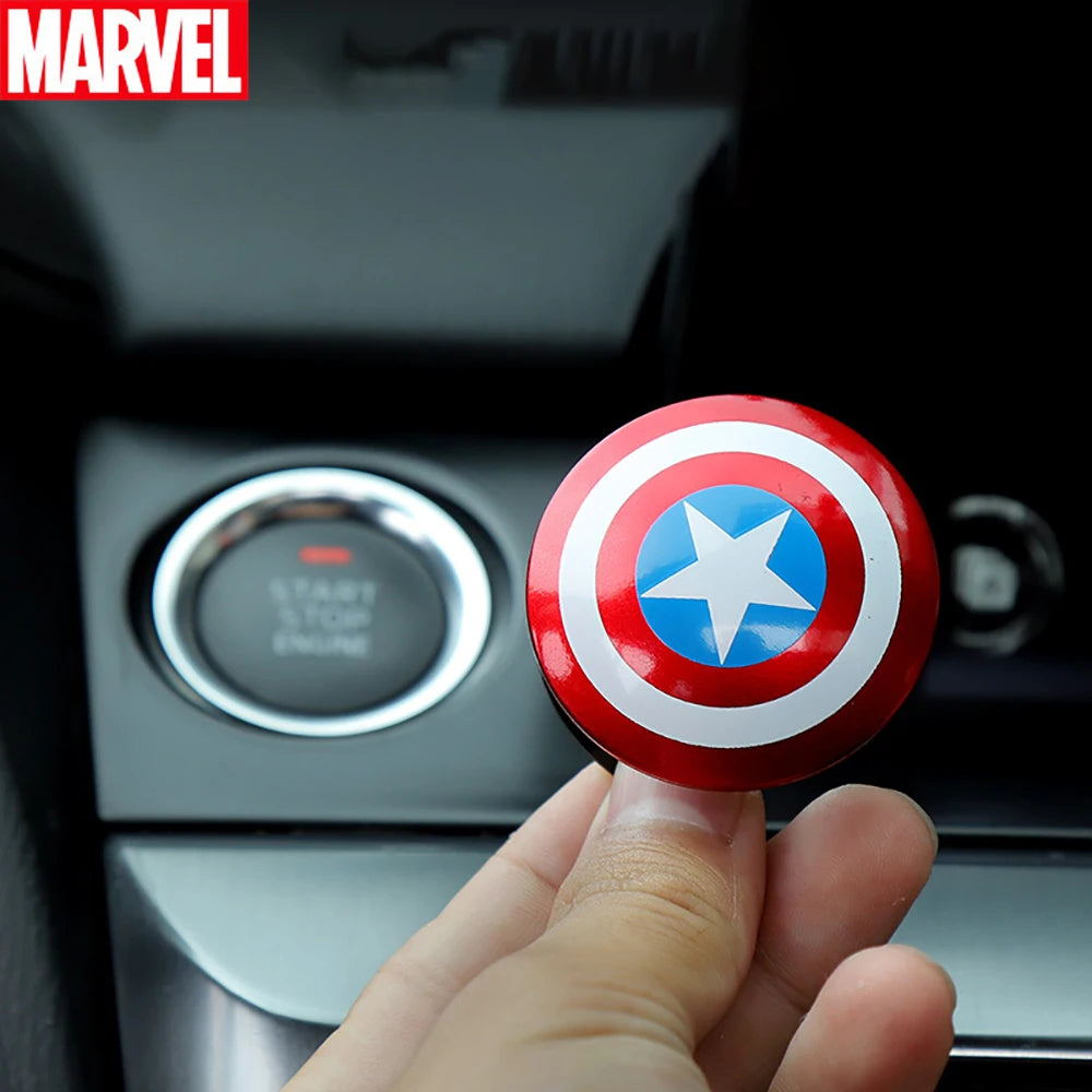 Marvel Car Engine Ignition Start Switch Button Protective Cover