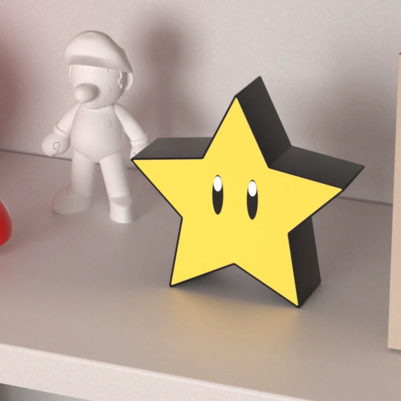 Super Mario Star Night Light