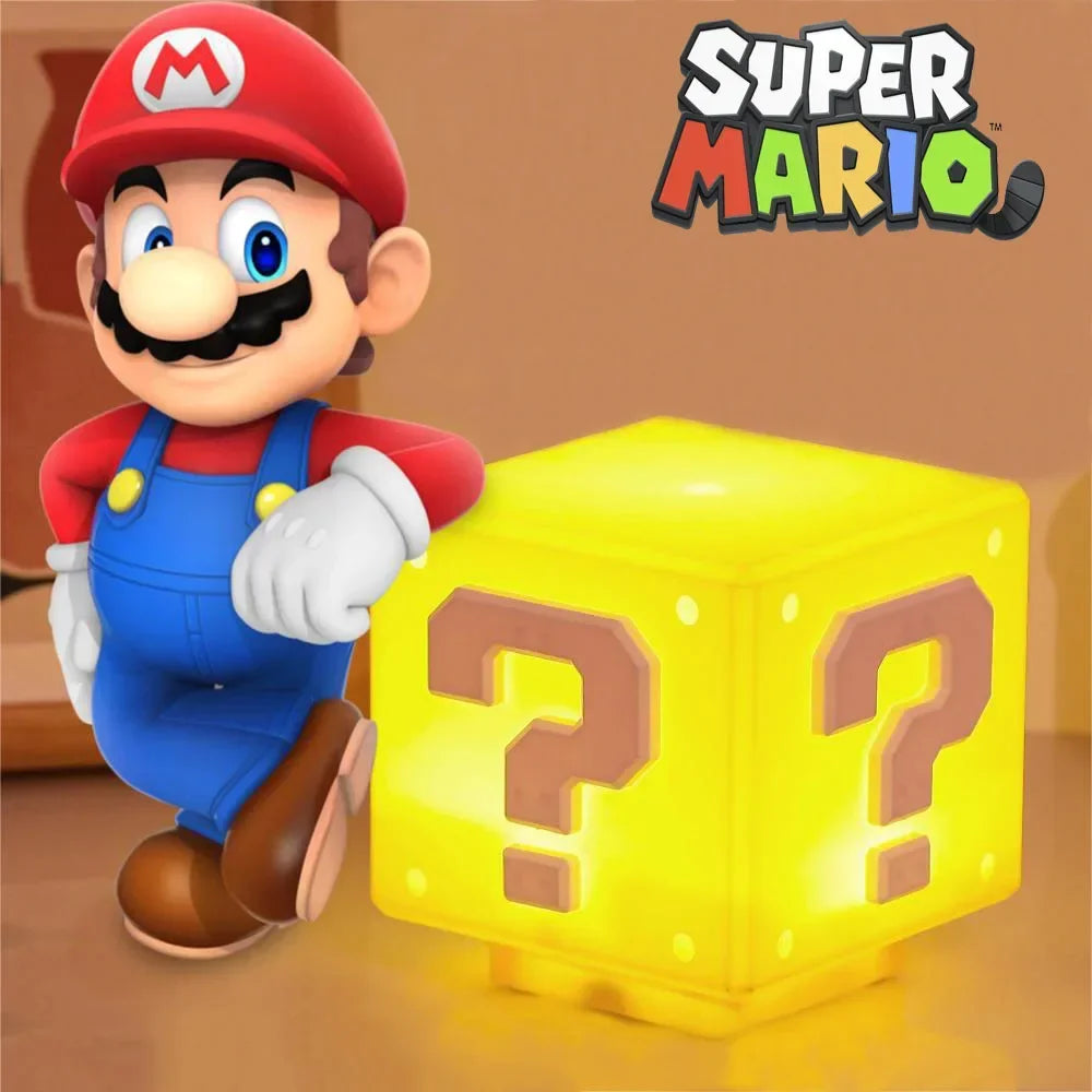 LED Question Mark Night Light with Music Super Mario